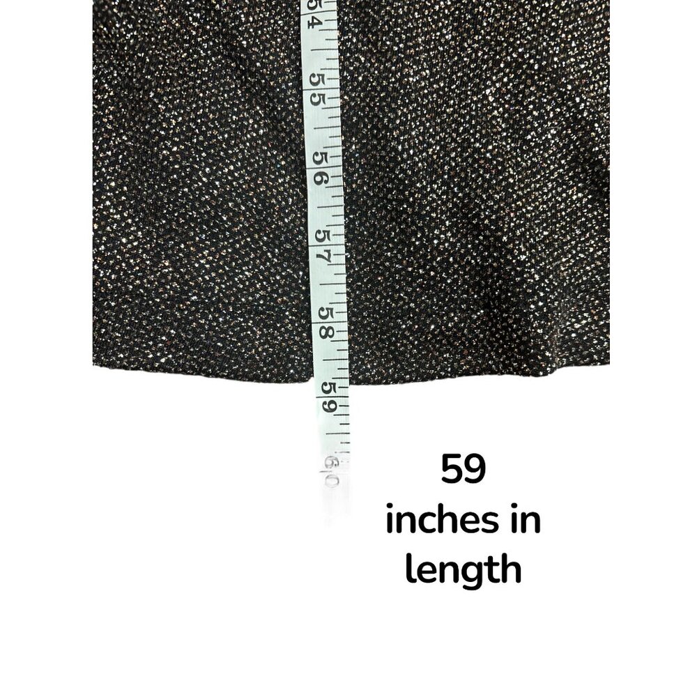 Calvin Klein Metallic Knit Maxi Dress – Size 14 - Picture 9 of 9
